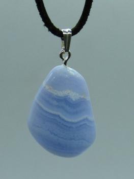 Chalcedon, Kenya/Namibia, mit Silberöse